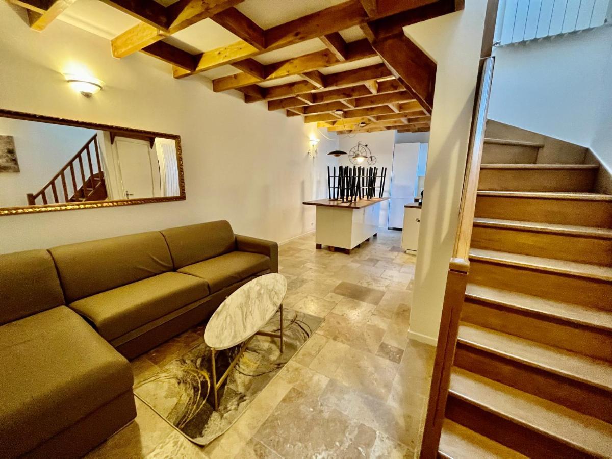 Superbe Maison De Ville Pour 4 Personnes Trouville-sur-Mer Luaran gambar